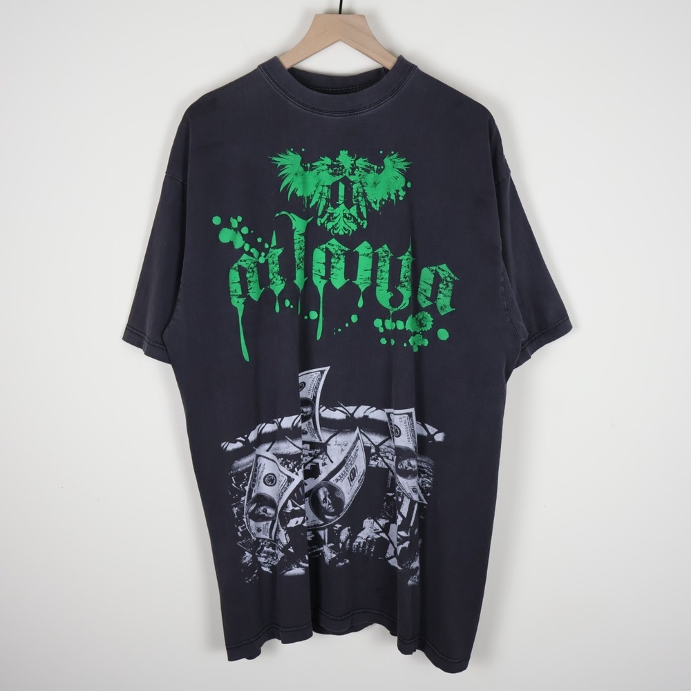 Y2K Atlanta Flea Market Shirt Graphic Black 2XL 24.5x32.5 - Picture 1 of 16